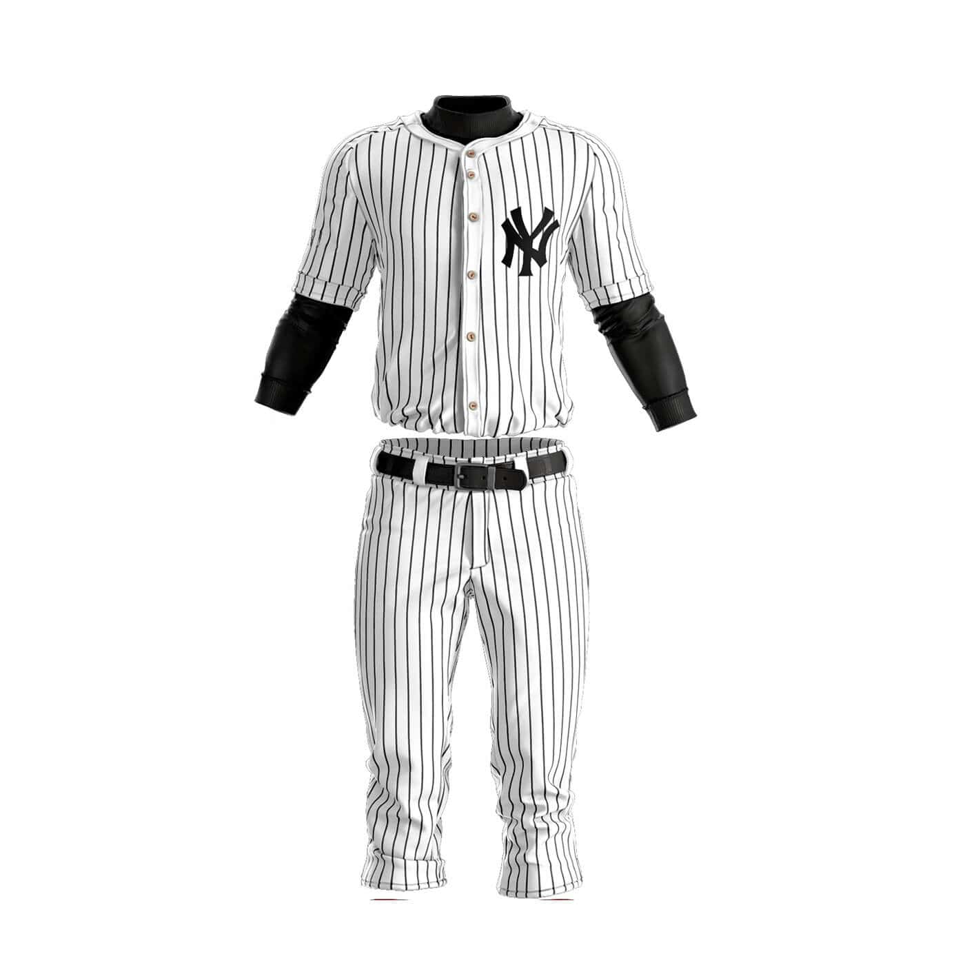 baseballuniform (7) Polyester Baseball Uniform - Image 1