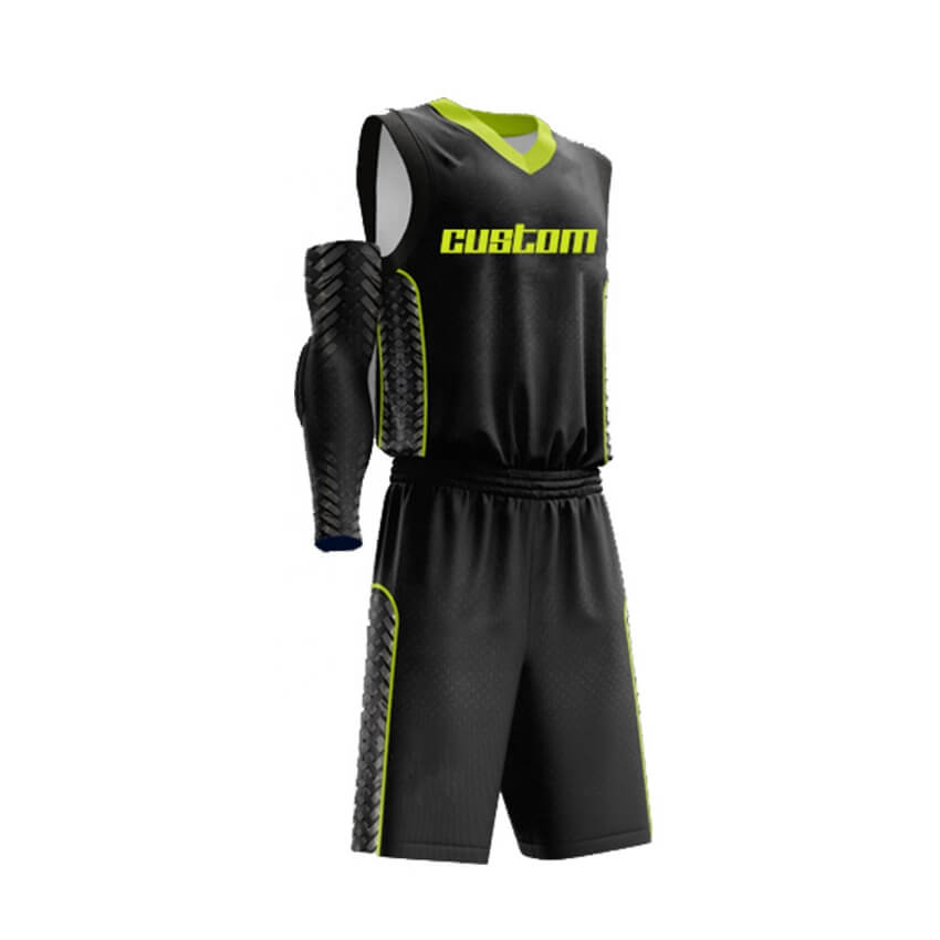 basketballuniform (4) Sublimated Basketball Uniform - Image 1