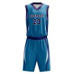Blue Basketball Uniform