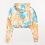 Tie Dye Crop Hoodie - Image 2