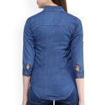 Ladies Denim Casual Shirt - Image 2
