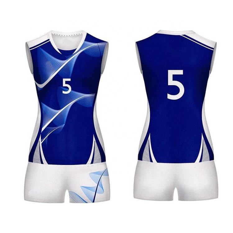 volleyballuniform (8) Blue Volleyball Uniform - Image 1